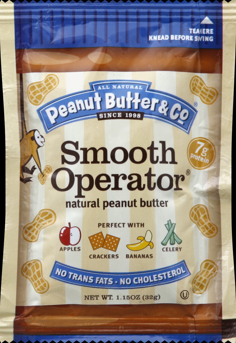 slide 2 of 2, Peanut Butter & Co. Peanut Butter, Smooth Operator, 1.15 oz