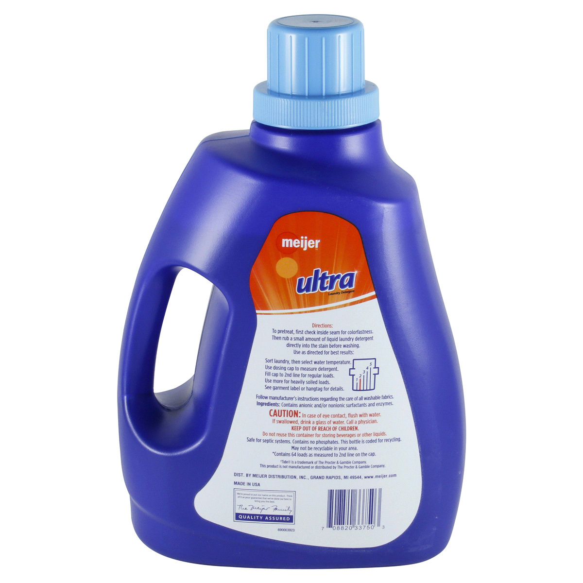 slide 2 of 4, Meijer Ultra Liquid HE Laundry Detergent Fresh Clean Scent, 100 fl oz