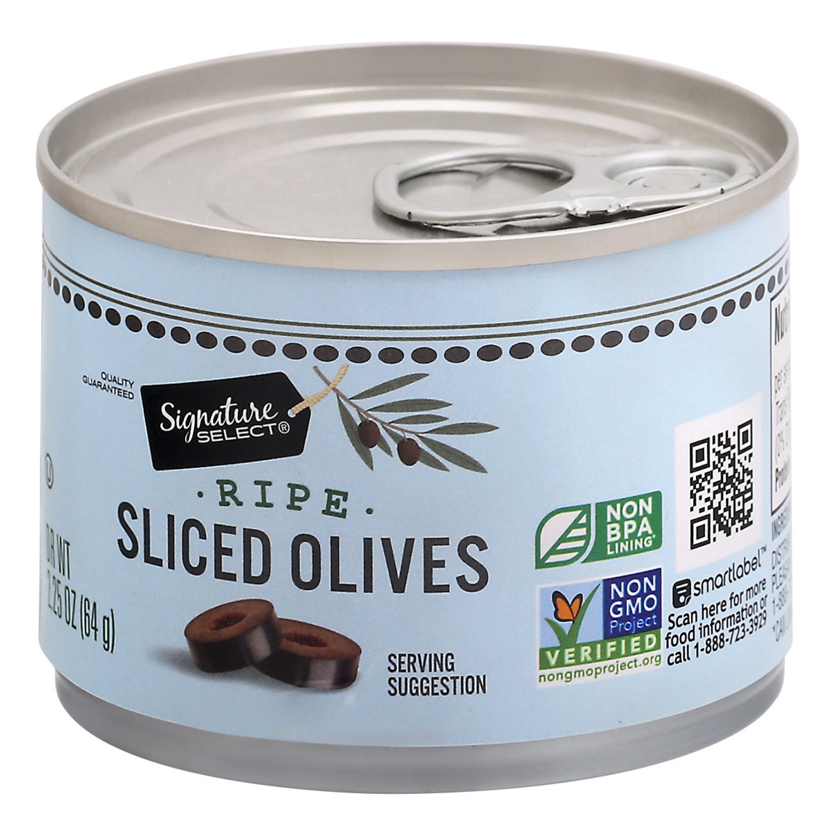 slide 2 of 9, Signature Select Ripe Sliced Olives 2.25 oz, 2.25 oz