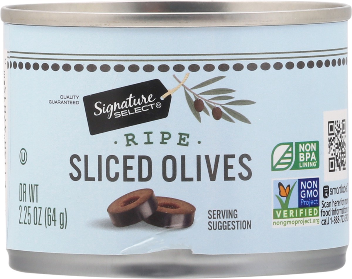 slide 8 of 9, Signature Select Ripe Sliced Olives 2.25 oz, 2.25 oz