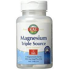 slide 1 of 1, Kal Magnesium Triple Source With B6, 100 ct