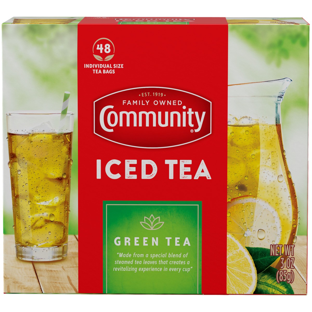 slide 7 of 10, Community Coffee Green Tea Bags - 48 ct, 48 ct