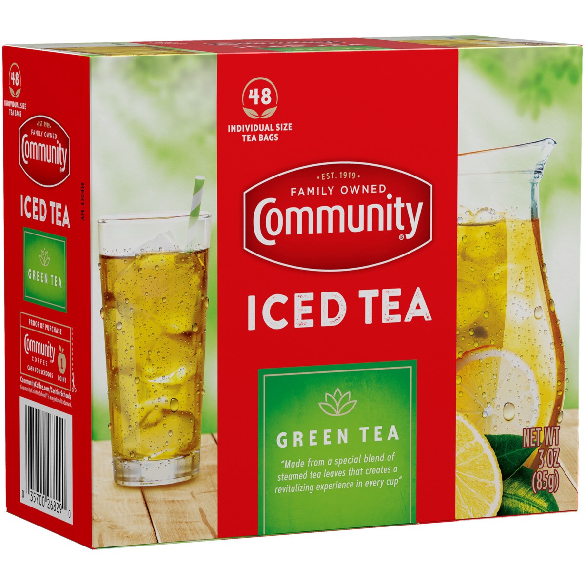 slide 5 of 10, Community Coffee Green Tea Bags - 48 ct, 48 ct