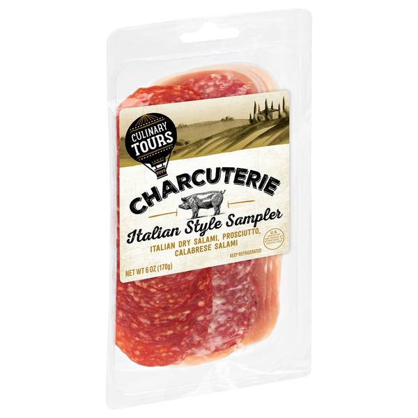 slide 1 of 1, Culinary Tours Italian Style Sampler Charcuterie 6 oz, 6 oz