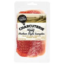 Culinary Tours Italian Style Sampler Charcuterie 6 oz