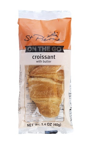 slide 1 of 1, St Pierre Large Croissants Individually Wrapped, 1.4 oz