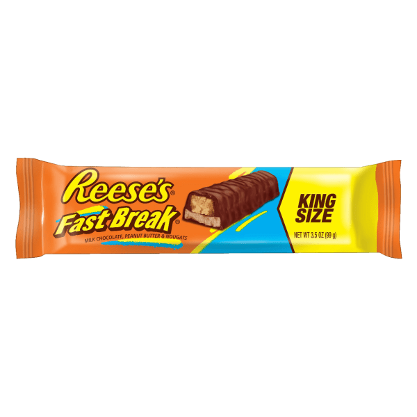 slide 1 of 2, Fast Break King Size Candy Bar, 3.5 oz