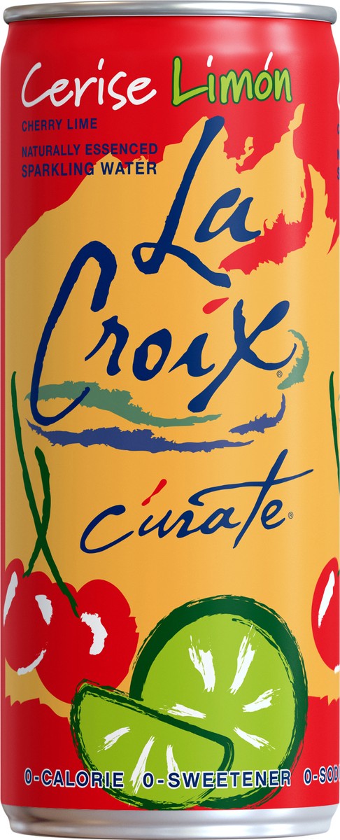 slide 7 of 11, La Croix Curate Cherry Lime Sparkling Water - 12 fl oz, 12 fl oz