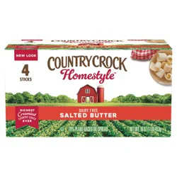 Country Crock Homestyle Dairy Free Butter Salted Sticks, 16 oz, 4-pack