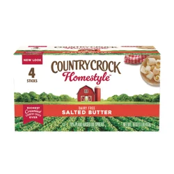 Country Crock Homestyle Dairy Free Butter Salted Sticks, 16 oz, 4-pack