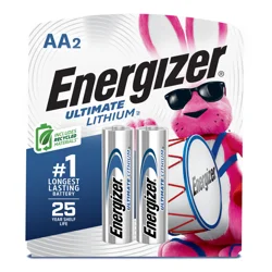 Energizer EVER2PK AA Lita Battery
