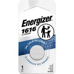 Energizer 1616 Lithium Coin Battery, 1 Pack