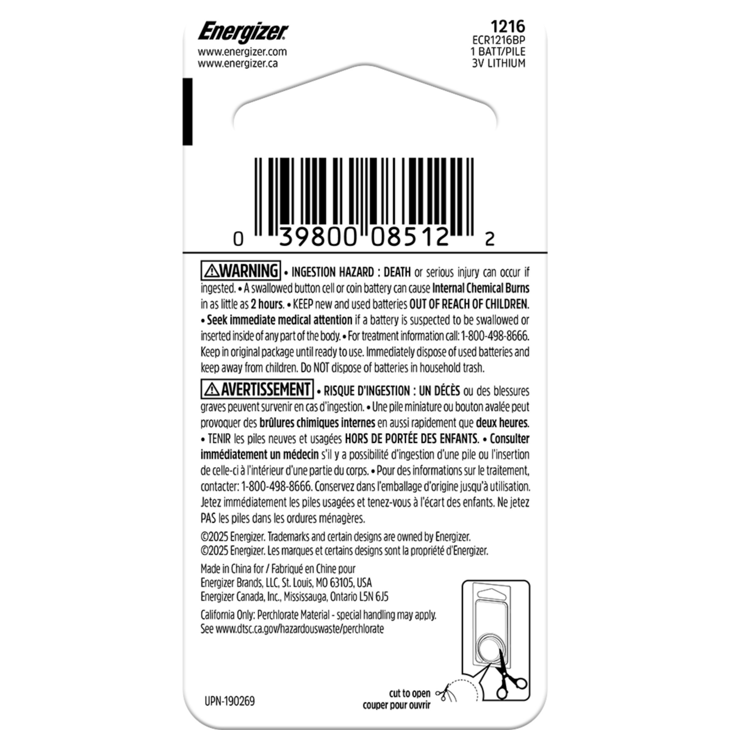 slide 2 of 2, Energizer ENER Watch/Calc Battery, 1 ct