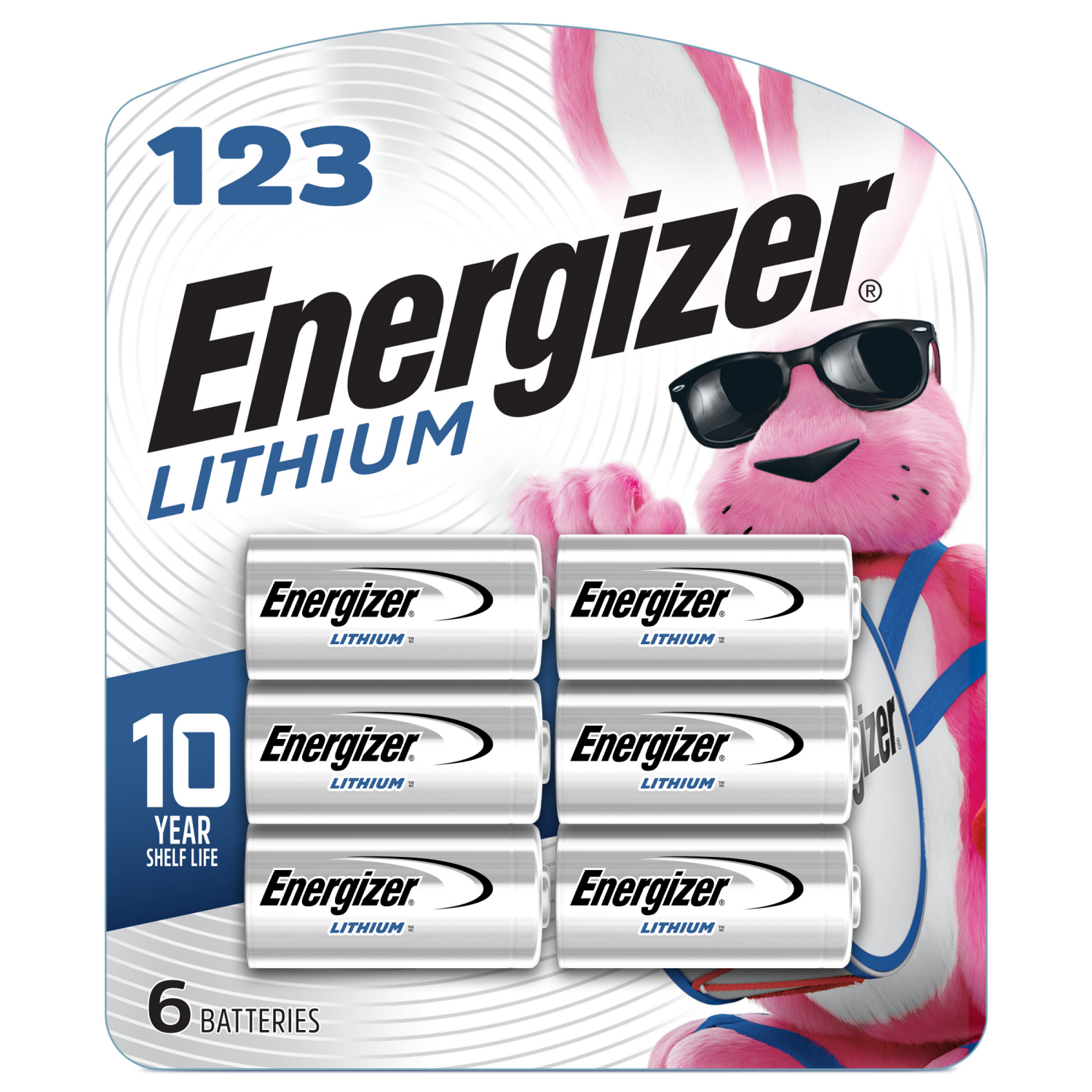 slide 1 of 2, Energizer 123 6-Pack, 6 ct