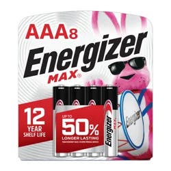 Energizer Max Alkaline AAA Batteries - 8 Pack