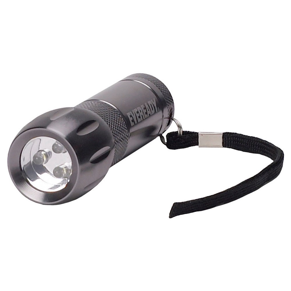 slide 3 of 3, Eveready Energizer Compact Led Metal Flashlight With 3Aaa Batteries, 1 ct