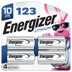 Energizer 123 Lithium 4-PK