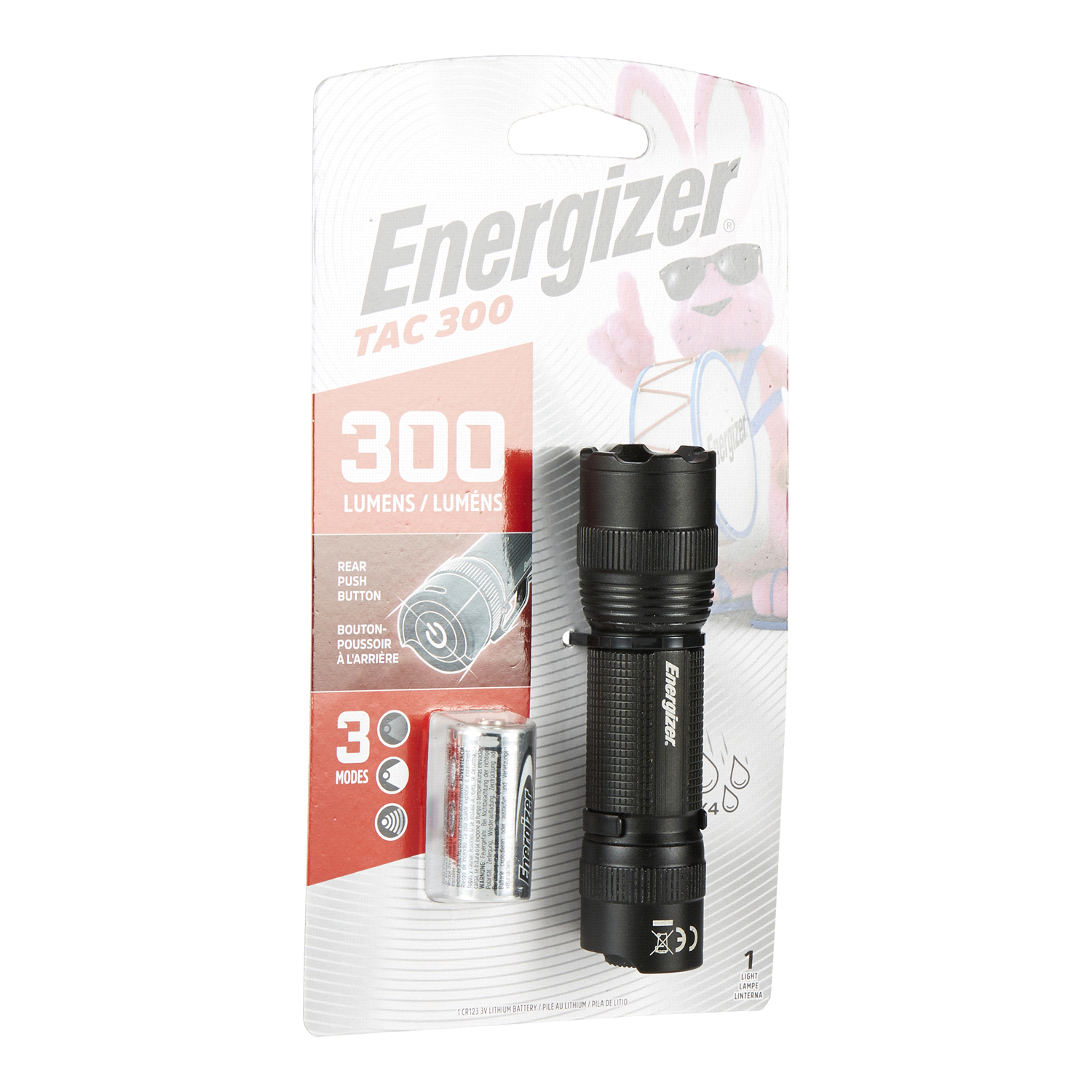 slide 4 of 5, Energizer Tac 300 Flashlight 1 ea, 1 ct