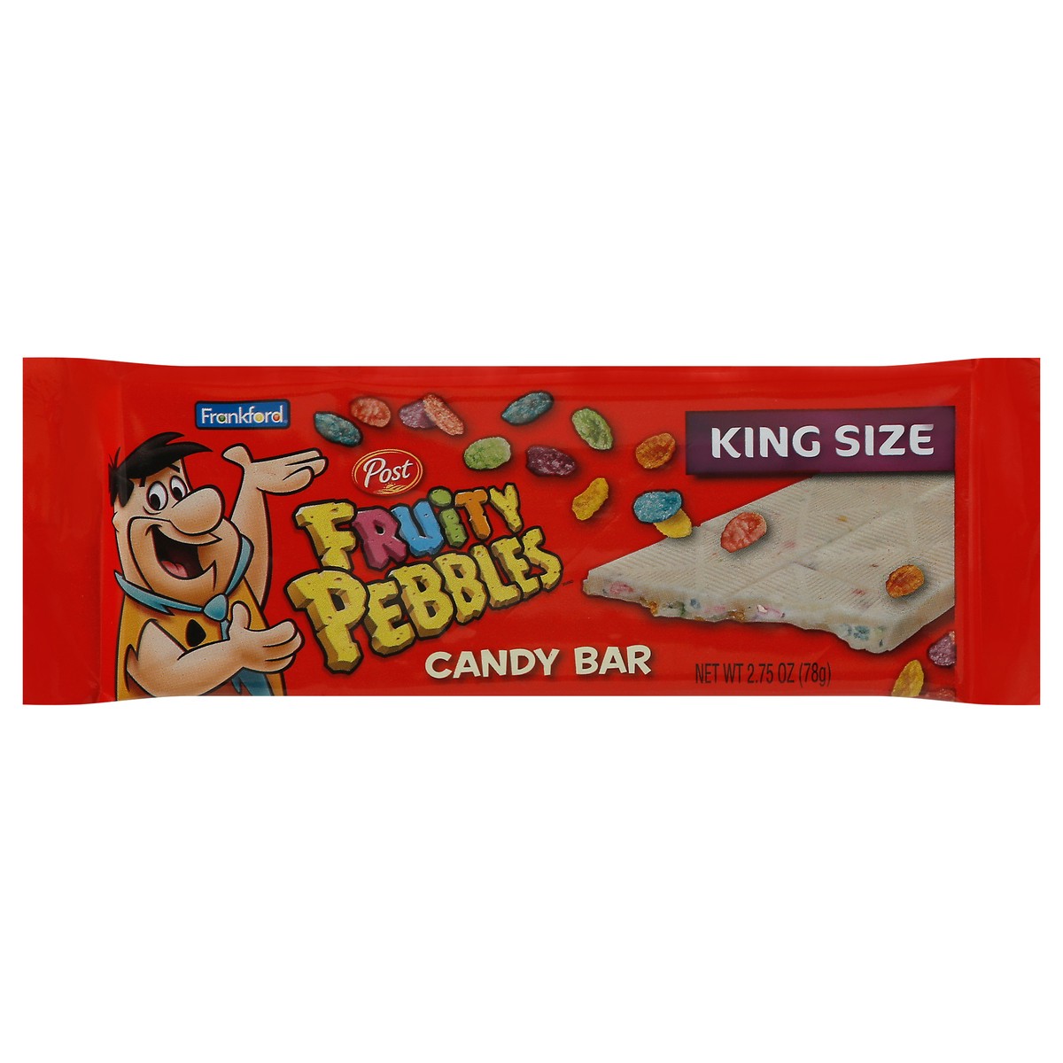 slide 1 of 7, Frankford Post Fruity Pebbles Candy Bar King Size 2.75 oz, 2.75 oz