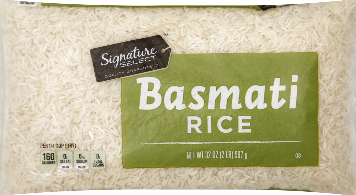 slide 2 of 5, Signature Select Basmati Rice 32 oz, 2 lb