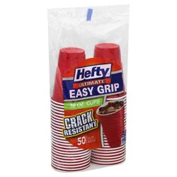 Hefty Easy Grip Cups - 50 ct