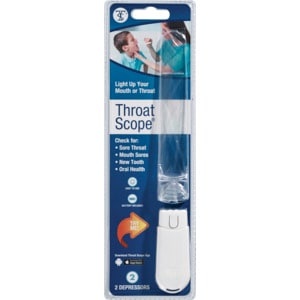 slide 1 of 1, Throat Scope Throat Scope Depressors, 2 ct