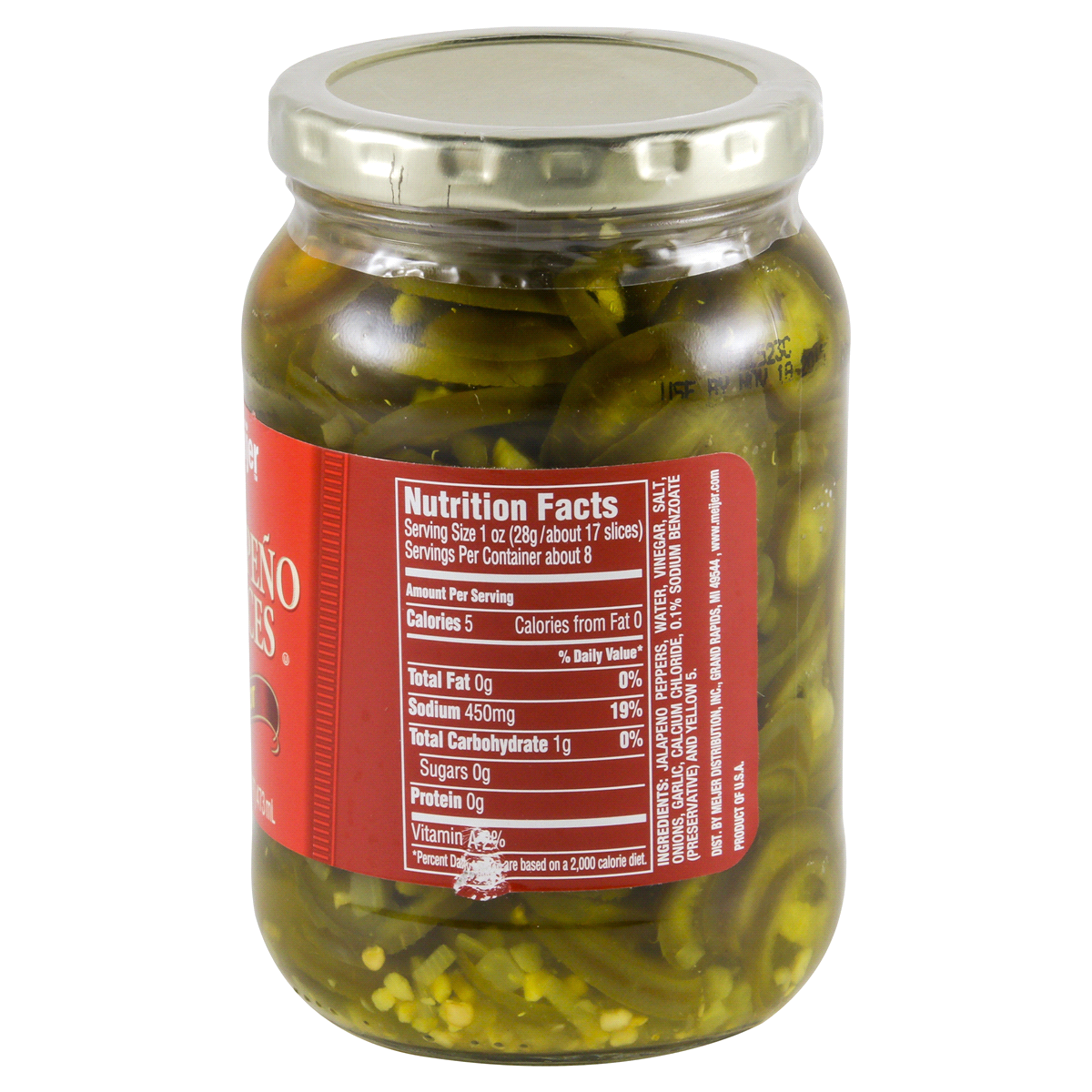 slide 3 of 4, Meijer Hot Jalapeno Slices, 16 oz