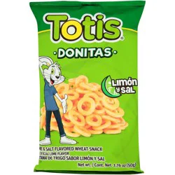 Totis Lime & Salt Flavored Wheat Snack 1.76 oz