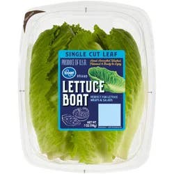 Kroger Washed And Trimmed Single Leaf Lettuce Boats