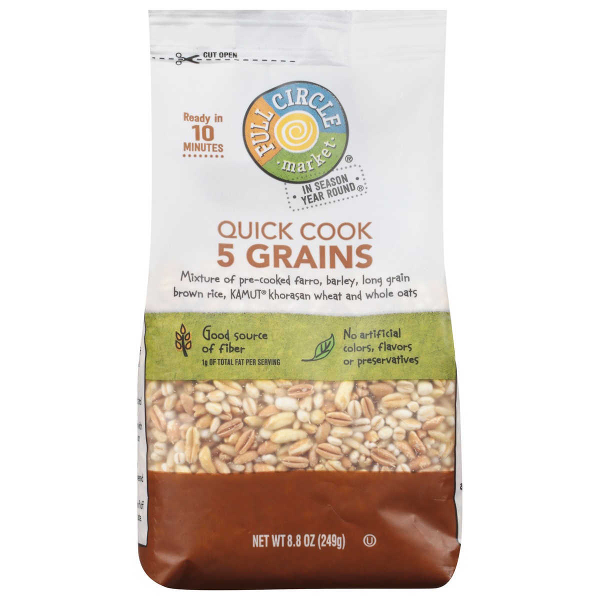 slide 3 of 15, Full Circle Market 5-Grain Blend, 8.8 oz