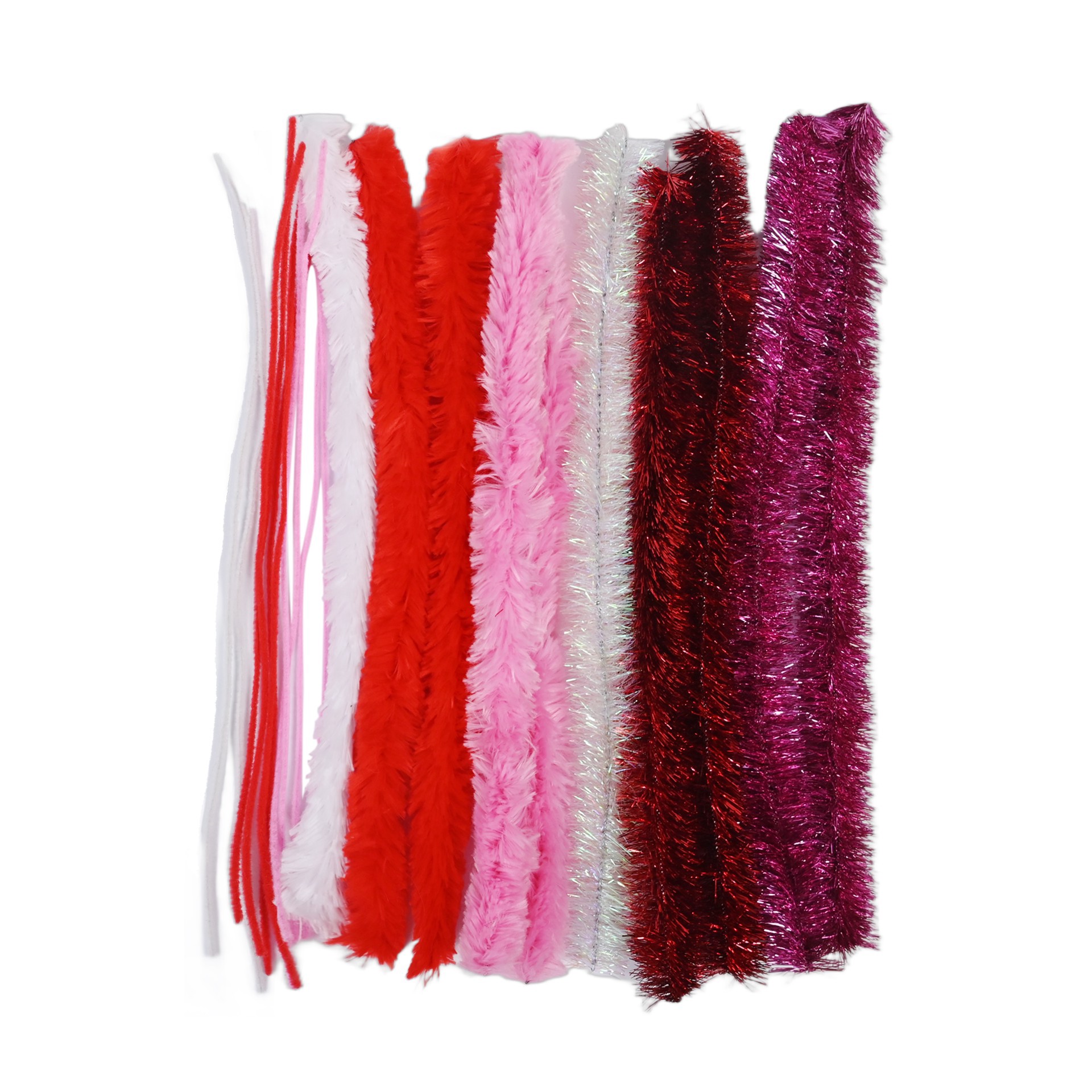 slide 2 of 2, 12" Valentine's Day Jumbo Chenille Stems By Creatology, 12 in