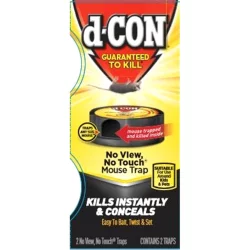 d-Con No View, No Touch Slim Pack Mouse Trap