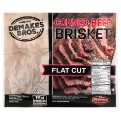 Demakes Bros. Flat Cut Corned Beef Brisket Fresh