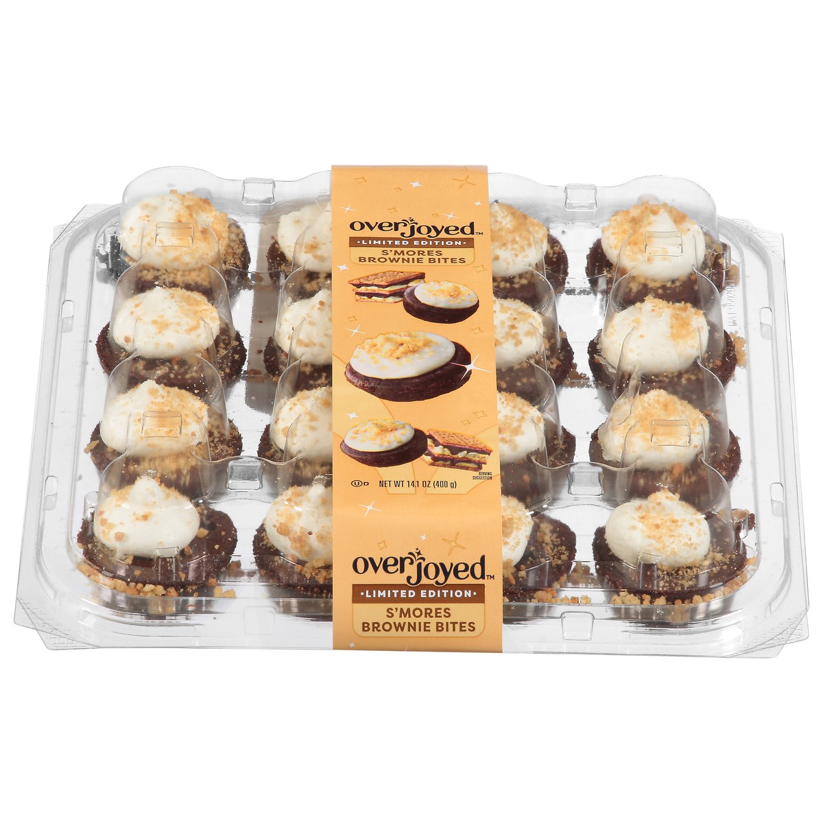 slide 4 of 4, Overjoyed Decorated Smore Brownie Bites 14.1 Oz - 14.1 OZ, 14.1 oz