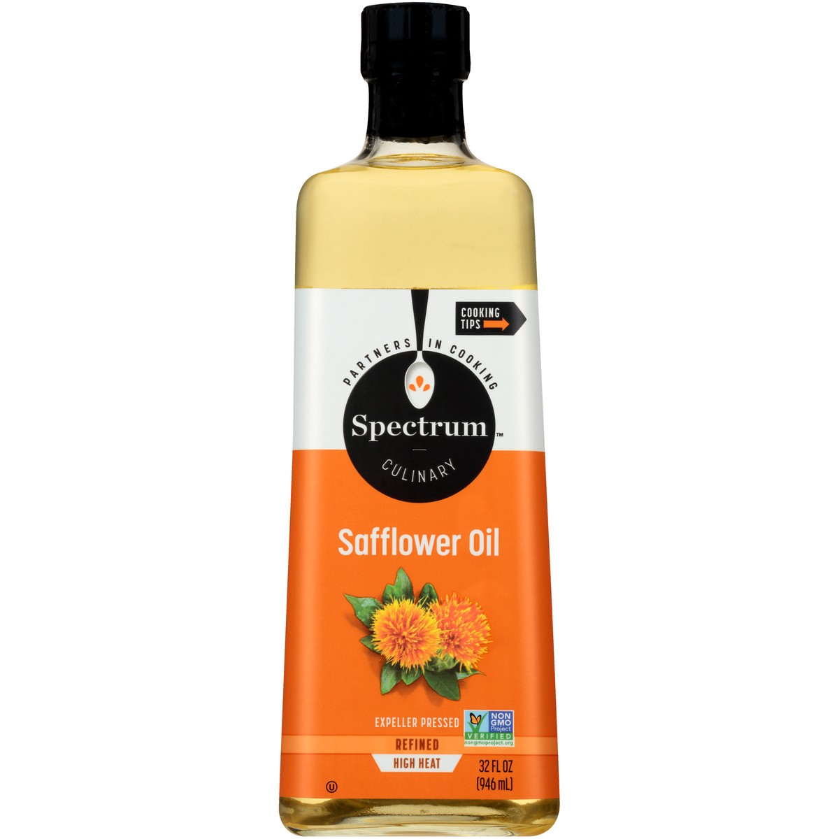 slide 1 of 1, Spectrum Naturals Safflower Oil, 32 fl oz