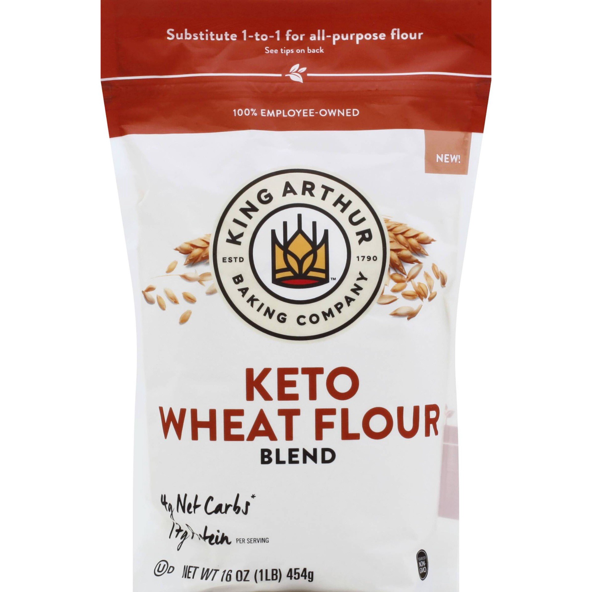 slide 1 of 6, King Arthur Blend Keto Wheat Flour 16 oz, 16 oz