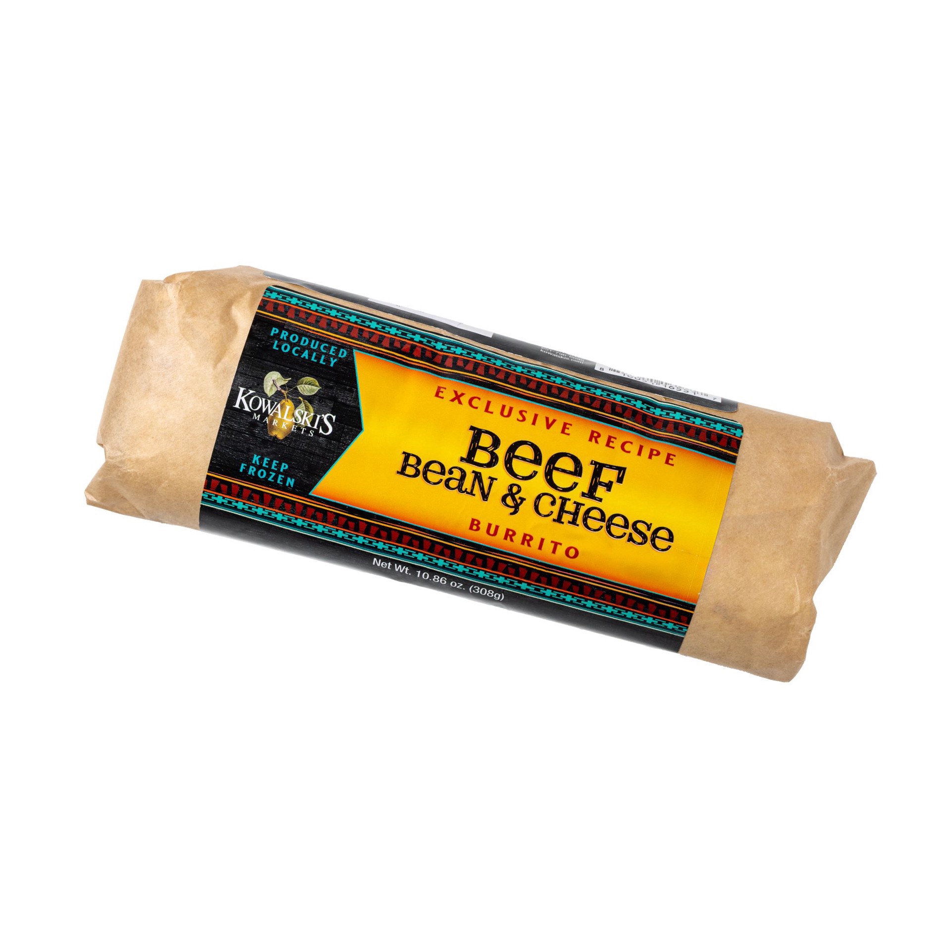 slide 1 of 1, KOWALSKIS Kwl Burrito Beef Bean & Cheese, 