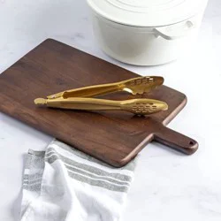 Hy-Vee Seasons 9 In. Locking Tongs In Gold