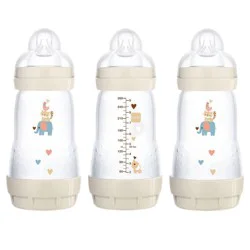 MAM Easy Start Anti-Colic Baby Bottles 2m+ - 9 oz / 3 pk