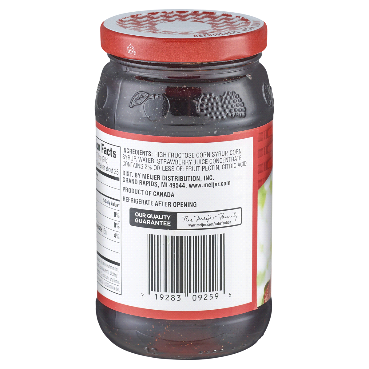 slide 2 of 3, Meijer Strawberry Jelly, 18 oz