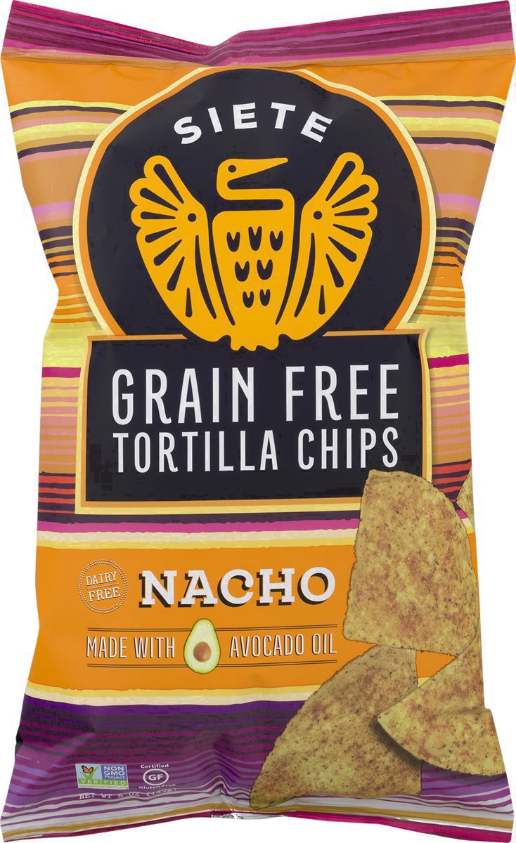 slide 37 of 37, Siete Grain Free Nacho Tortilla Chips 5 oz, 5 oz