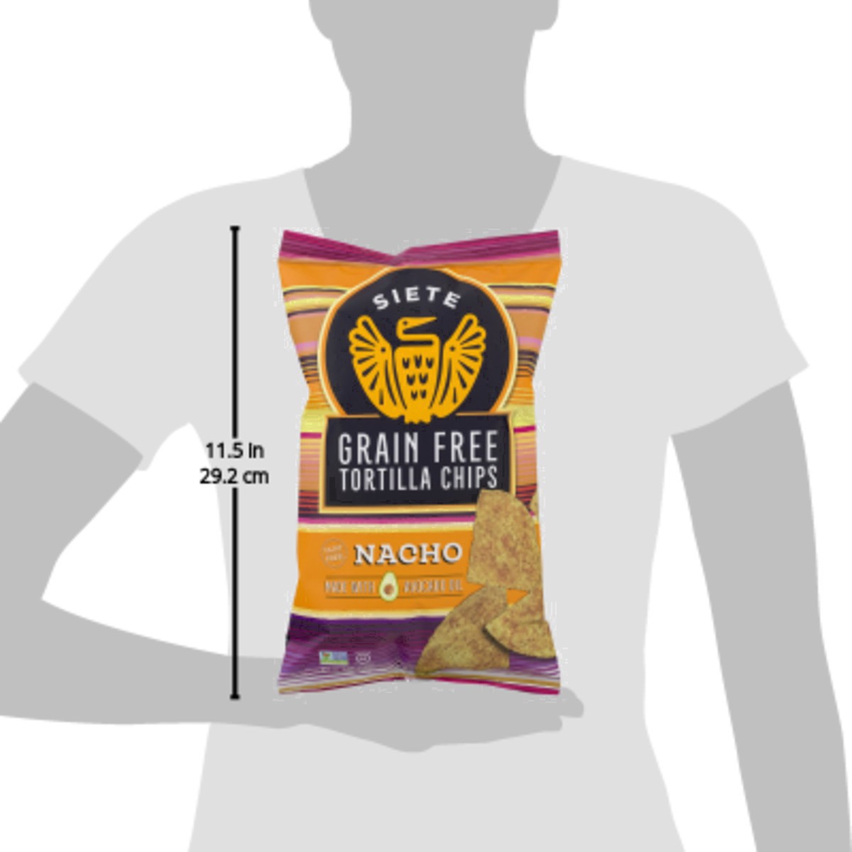 slide 36 of 37, Siete Grain Free Nacho Tortilla Chips 5 oz, 5 oz