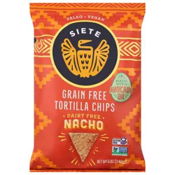 Siete Dairy Free Grain Free Nacho Tortilla Chips 5 oz
