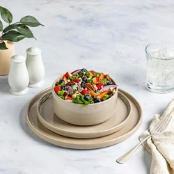 Hy-Vee Seasons Serenity Dinnerware In Chateau Gray, Set Of 12