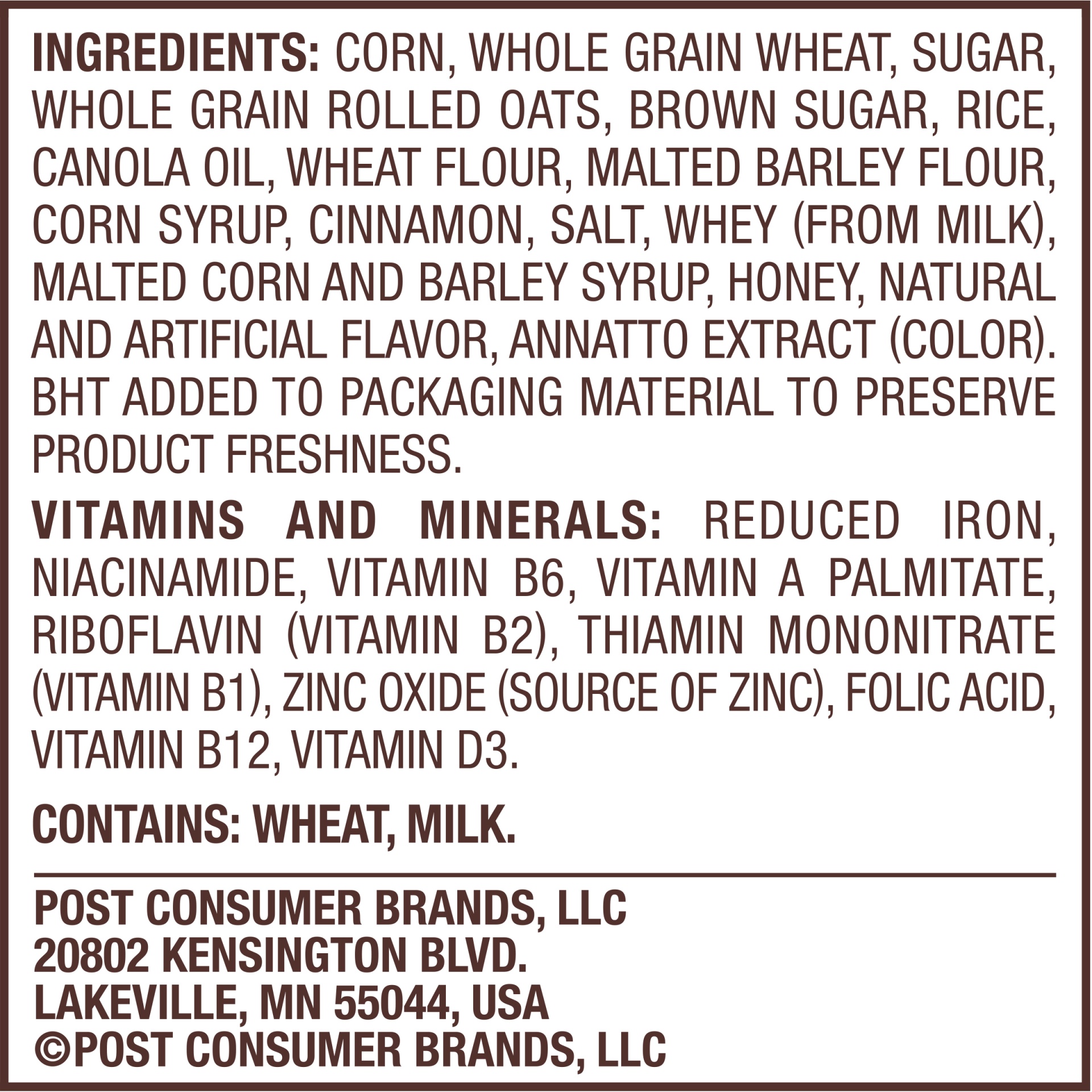 slide 5 of 5, Honey Bunches of Oats with Sweet Cinnamon Bunches, 18 oz