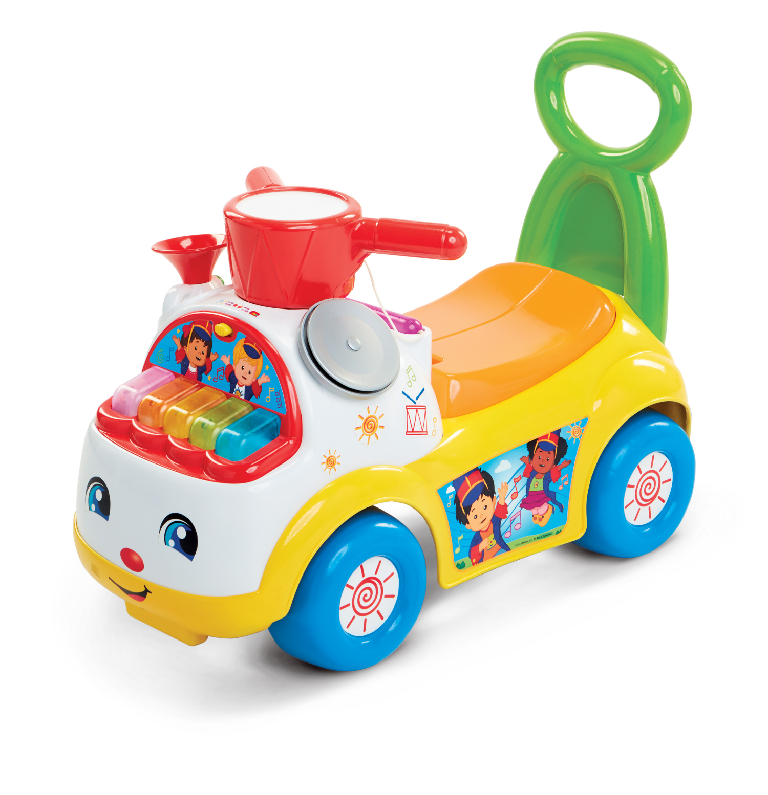 slide 1 of 1, Fisher-Price Little People Music Parade Ride-On, 1 ct