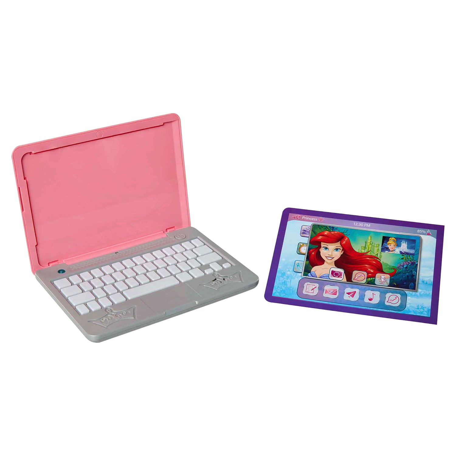 slide 4 of 5, Jakks Pacific Disney Princess Style Collection Click & Go Play Laptop 1 ea, 1 ct