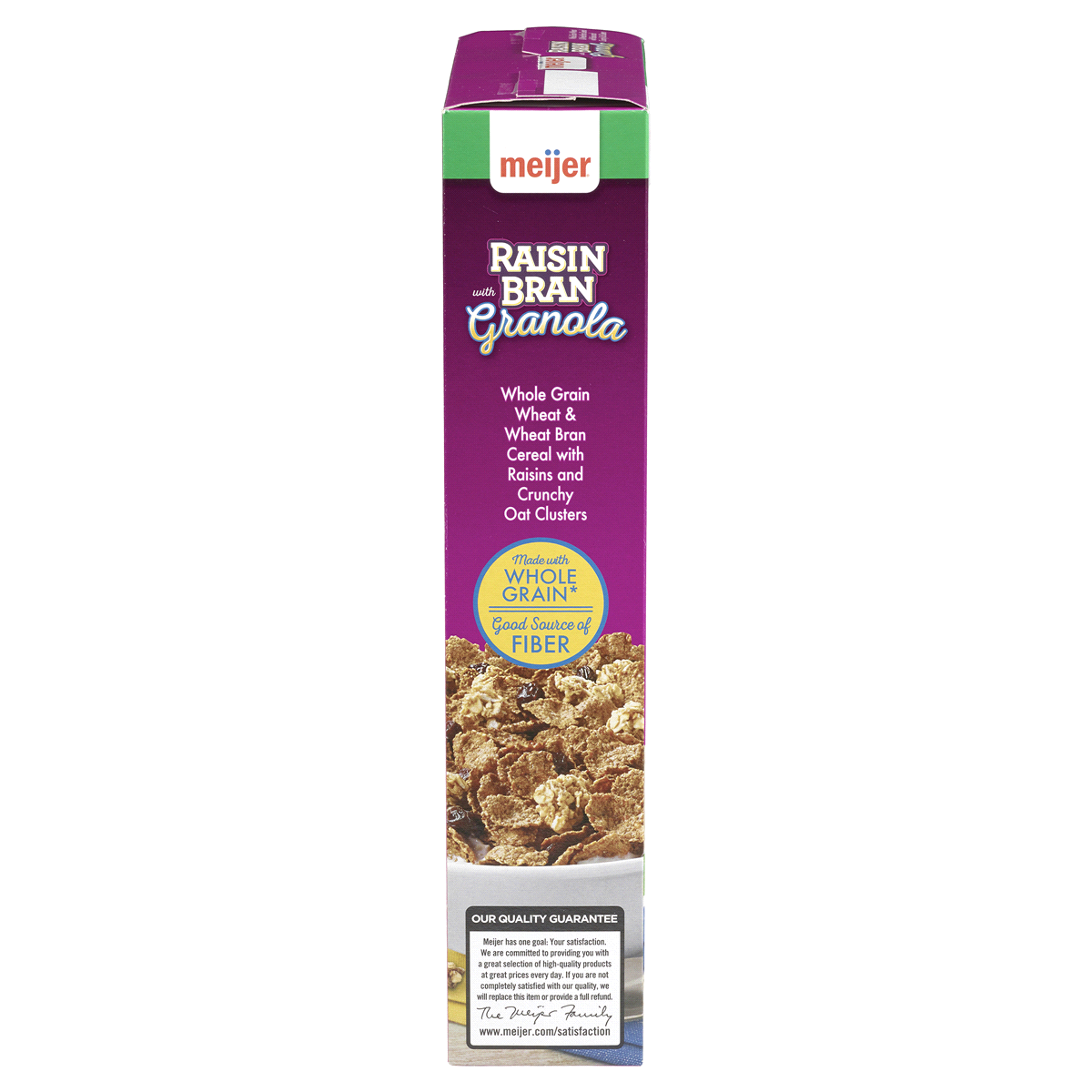 slide 2 of 4, Meijer Raisin Bran with Granola, 24.8 oz