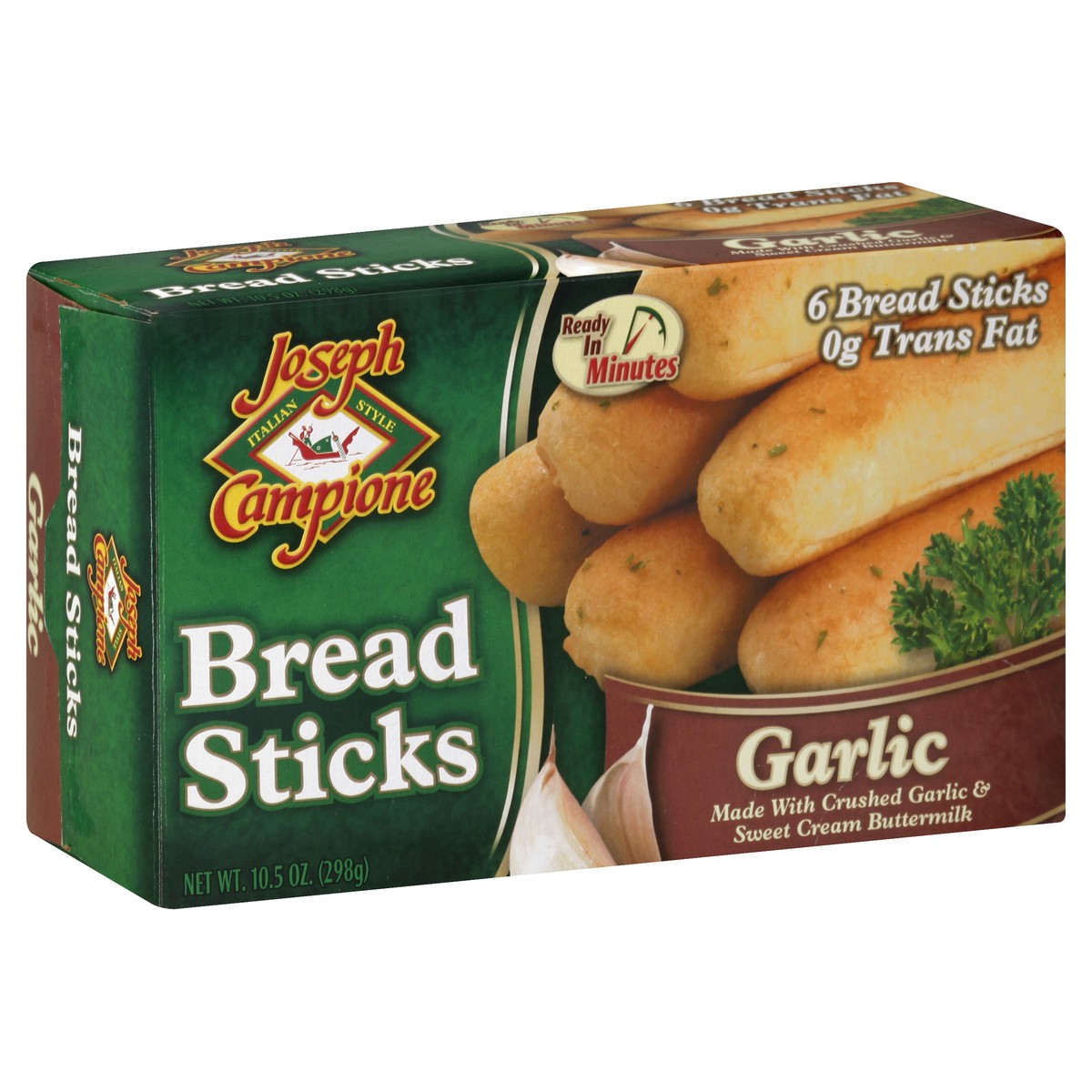 slide 4 of 4, Joseph Campione Garlic Breadsticks, 10.5 oz