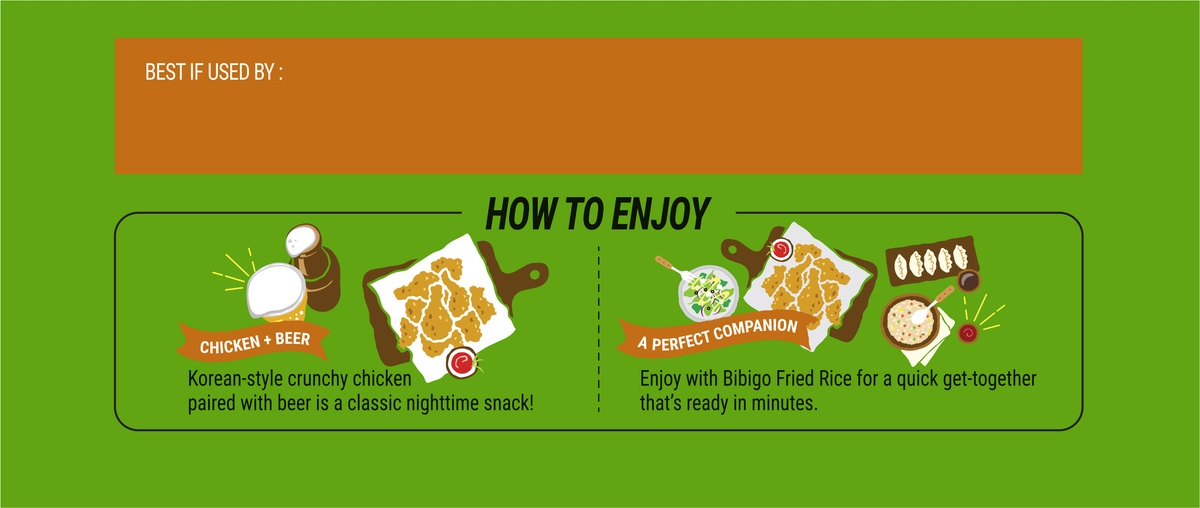 slide 8 of 9, Bibigo Korean Style Crunchy Chicken with Soy Garlic Sauce, 18 oz
